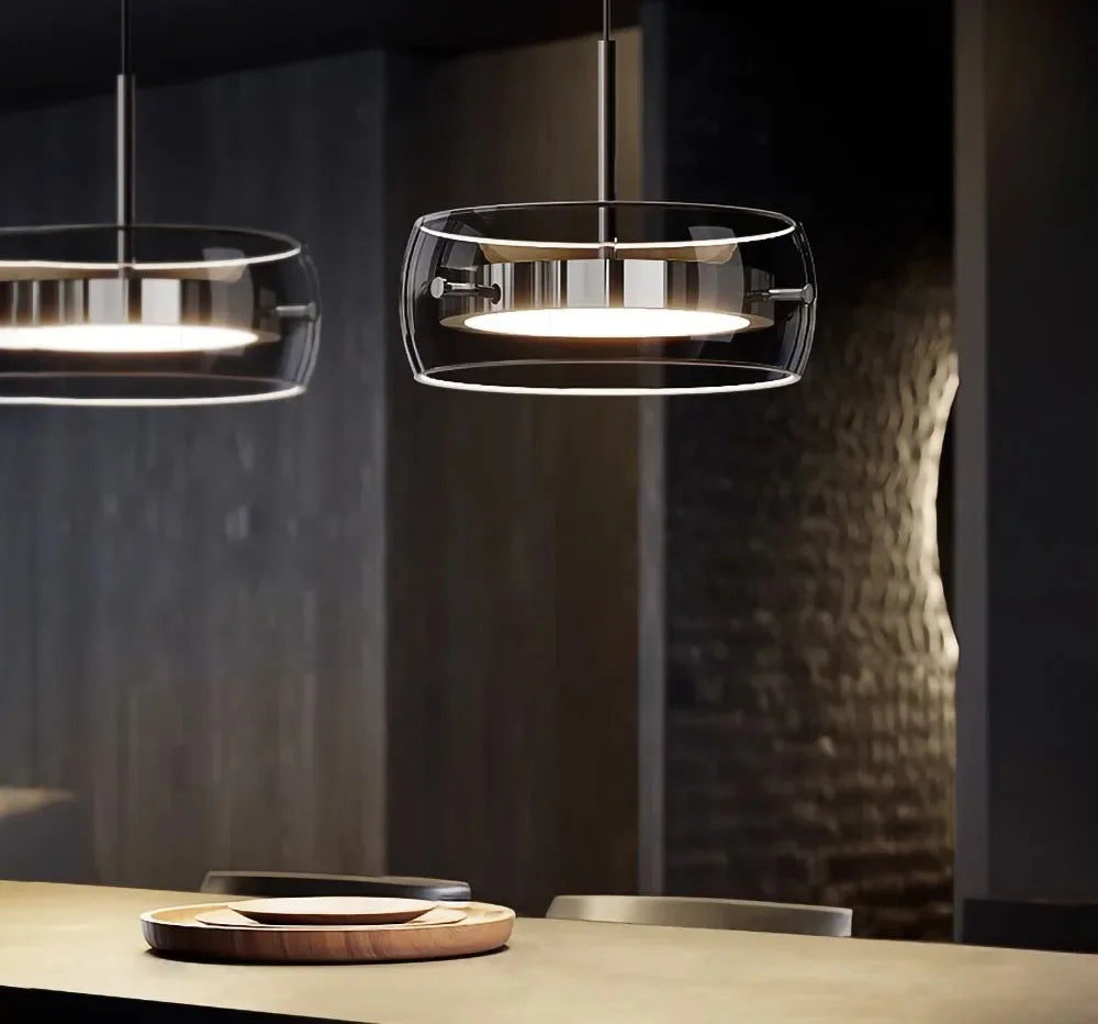 Glas-Pendelleuchte – Moderner LED-Kronleuchter für Wohn- und Essbereich