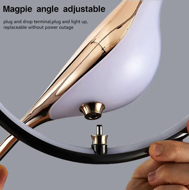 LED-Pendelleuchte „Elstervogel“ – Modernes nordisches Design