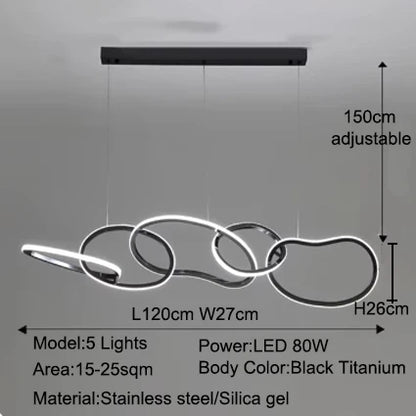 Aurelios Hanglamp – Dimbare LED – 3 t/m 6 Spots