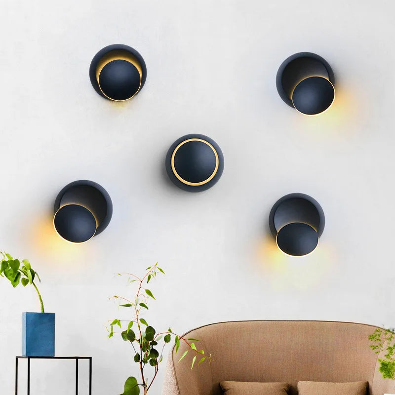 LED-wandlamp 350° draaibaar – Moderne wandverlichting voor binnen