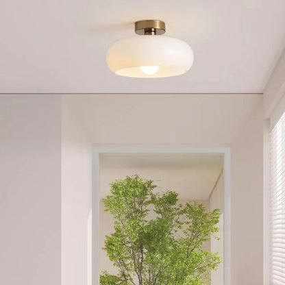 BAUHAUS Modern Glass Pendant Light - Matte Shade Hanging Lamp