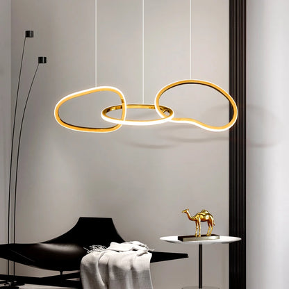AURELIUS - Gouden Ring Eetkamer Hanglamp - Moderne LED