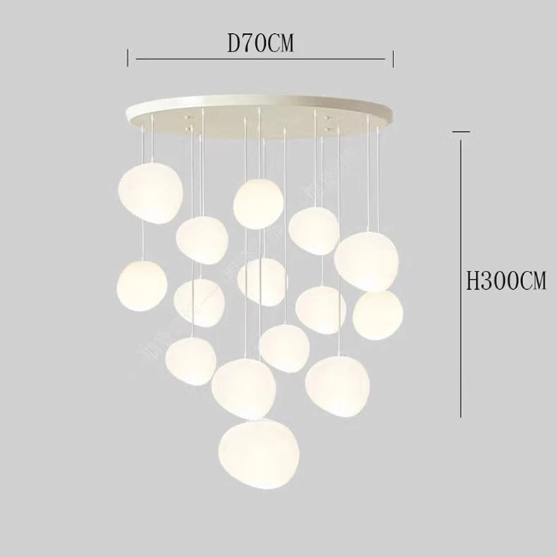 Modern LED Pendant Chandelier - Adjustable Multi-Light