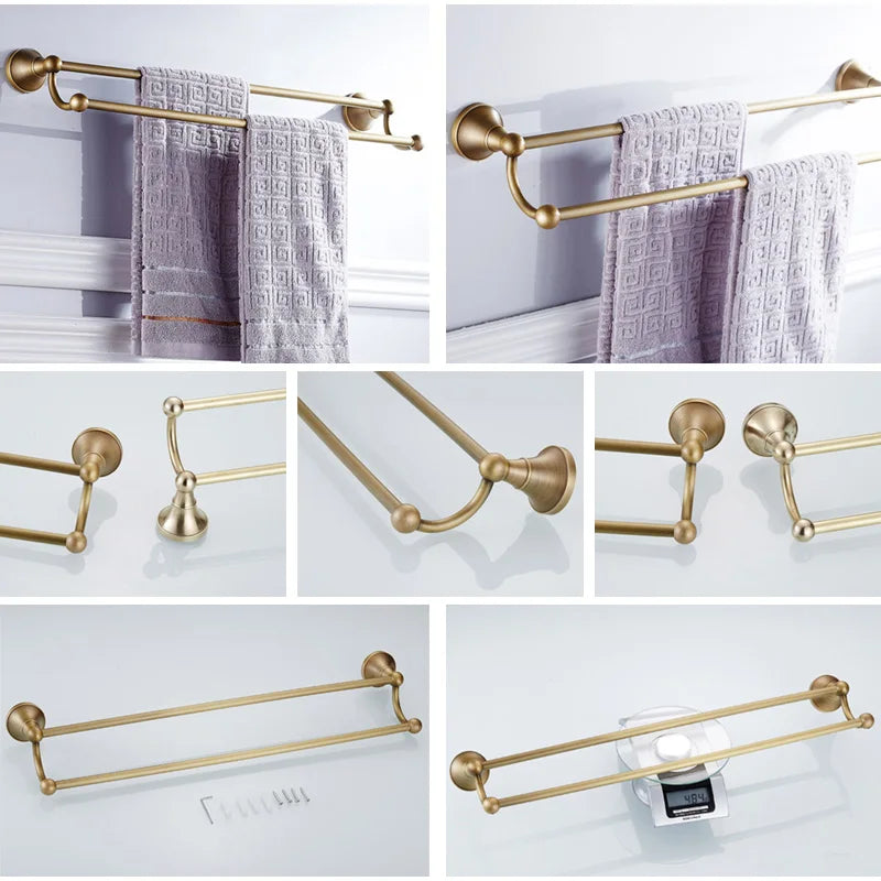 Modern Brass Bathroom Accessories Set – Elegant & Durable