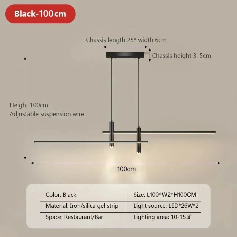 Modern Industrial LED Pendant Light