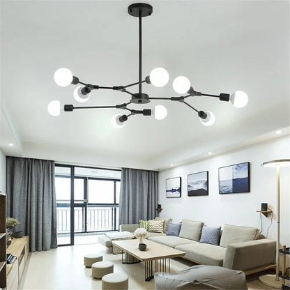 Sputnik Chandelier - Modern Art Deco Molecular Ceiling