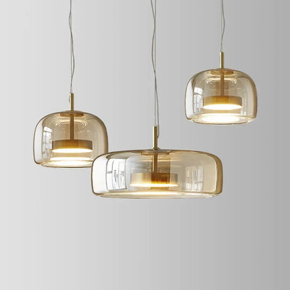 Nordic Glass Pendant Light - Minimalist Luxury Chandelier