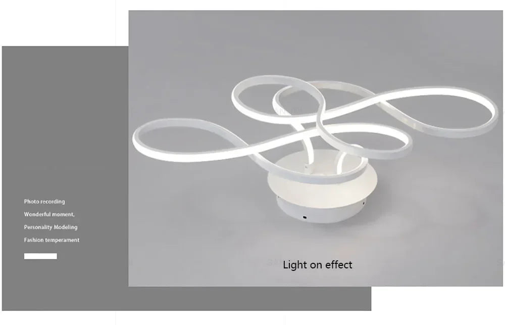 Modern LED Ceiling Chandelier - Stepless Dimming