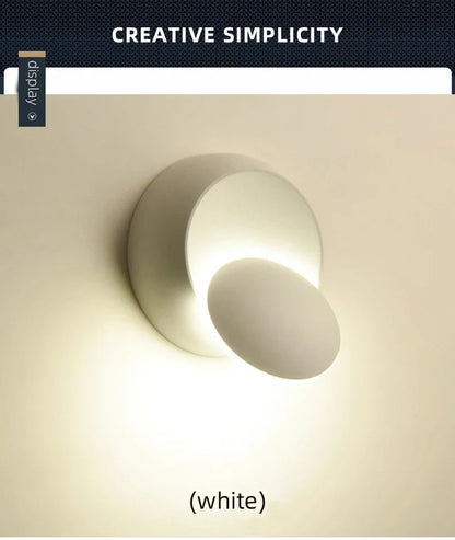 LED-wandlamp 350° draaibaar – Moderne wandverlichting voor binnen