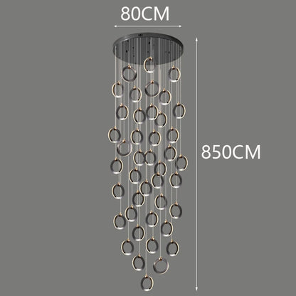 Octo - Modern LED Pendant Light Chandelier for Living Room and Staircase