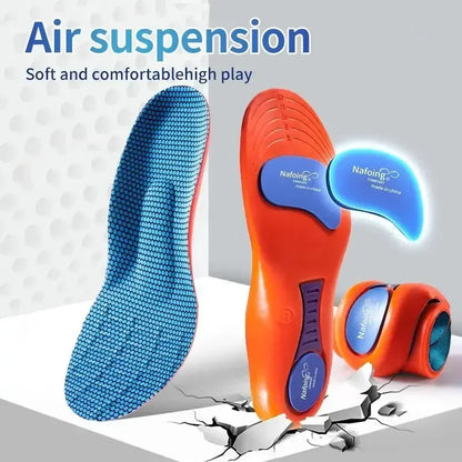 Sport Insoles - Orthopedic Shoe Inserts with Shock Absorption & Breathable Cushioning for Men & Women