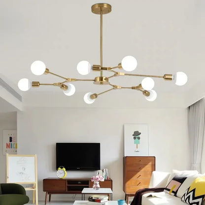 Sputnik Chandelier - Modern Art Deco Molecular Ceiling