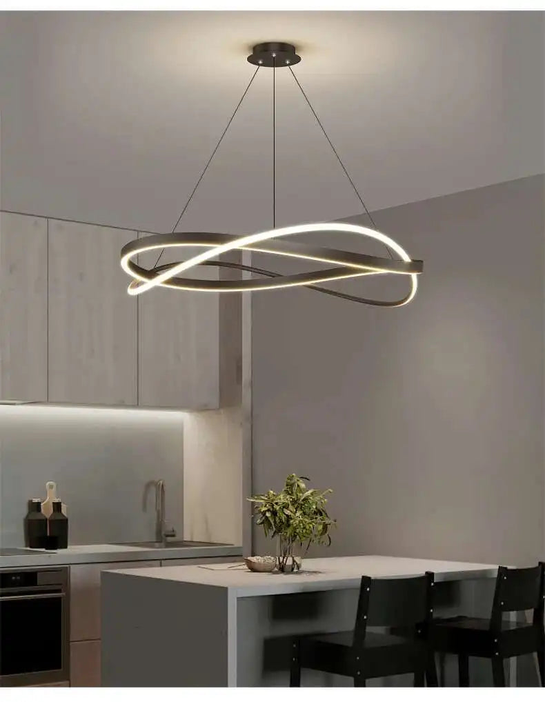 Cluster Pendant Light - Modern LED Bar Chandelier