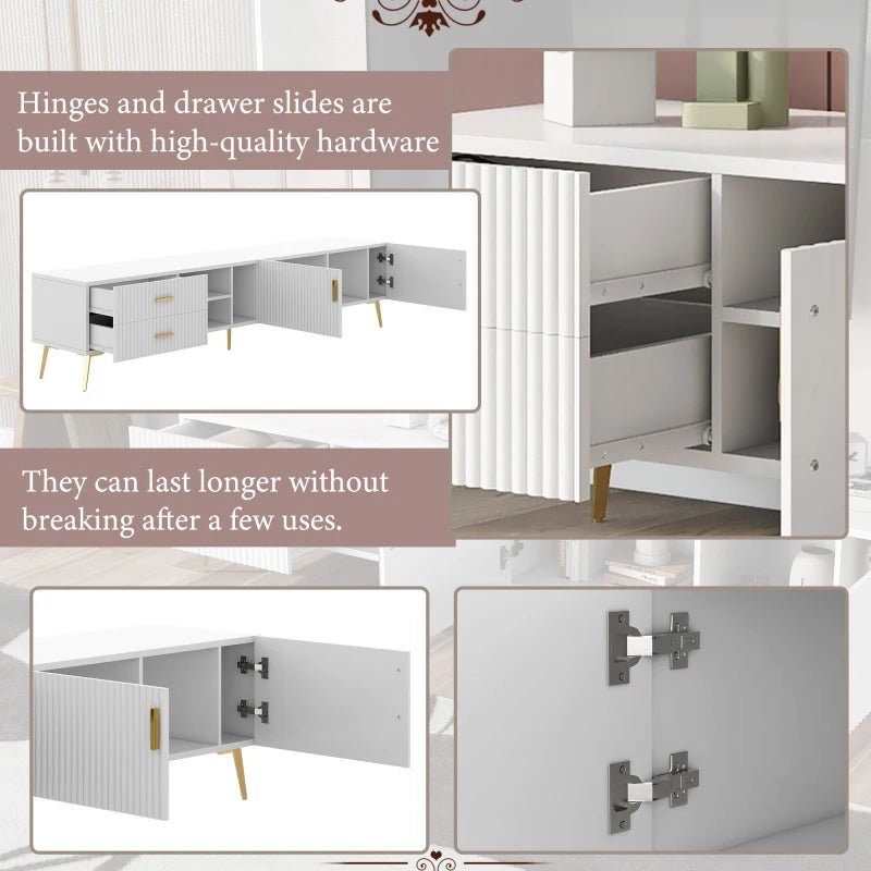 Antieke modern Tv Kast Wit - Act Design Shop
