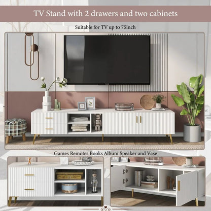 Antieke modern Tv Kast Wit - Act Design Shop