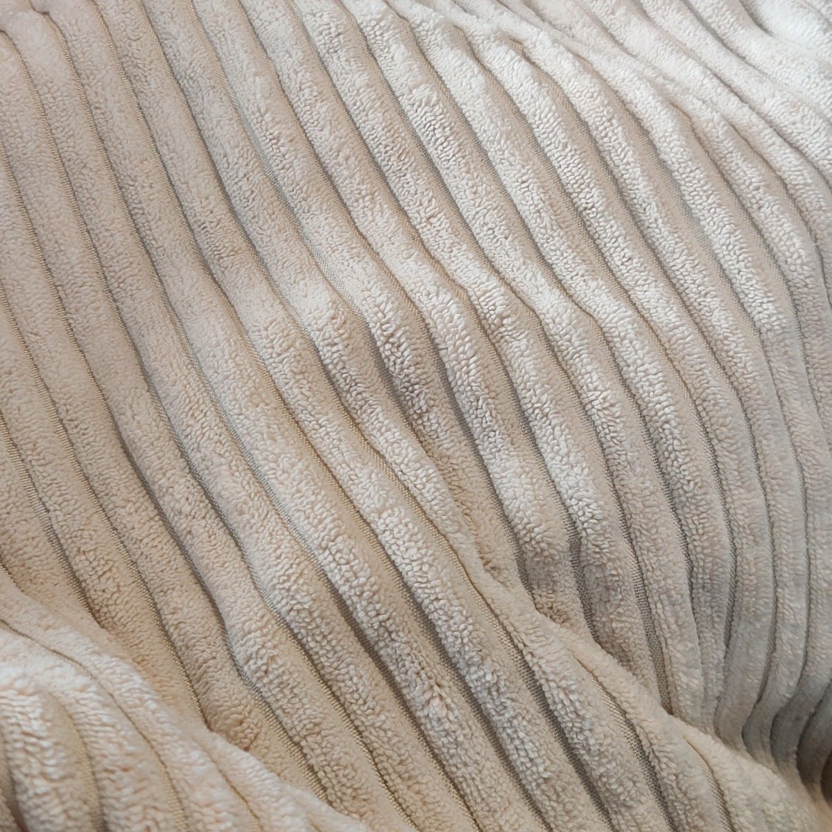 Big Mega XXL Beanbag Ribbed Fabric Included foam fillings - Act Design Shop