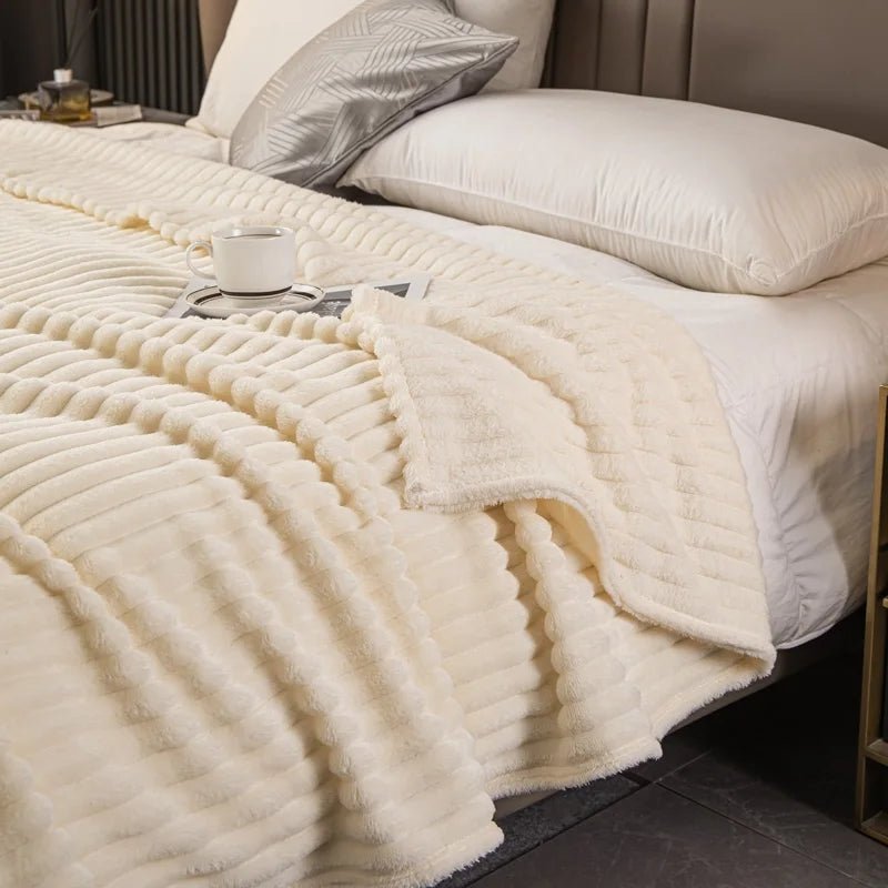 Blanket Easing Soft Rib Beige - Act Design Shop