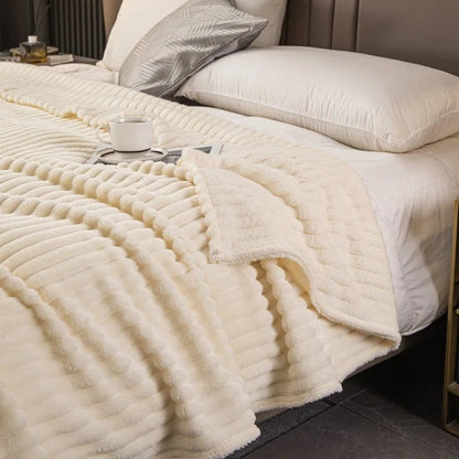Blanket Easing Soft Rib Beige - Act Design Shop