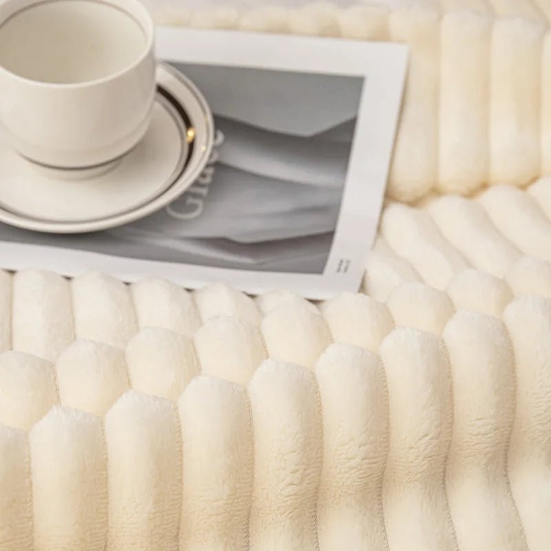 Blanket Easing Soft Rib Beige - Act Design Shop