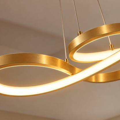 Modern LED Pendant Lamp Rings