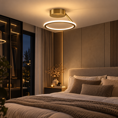 SAFORA Moderne LED-plafondlamp Ring