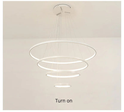 Modern LED Pendant Lamp multiple Rings