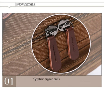 Vintage Canvas Backpack Men Large Capacity Travel Shoulder Bag High Quality Fashion Students Bag Male notebook Laptop Backpack