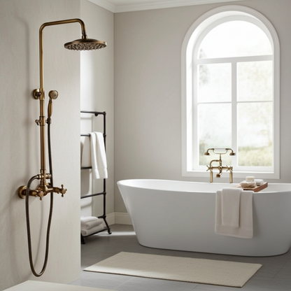 Regendusche Messing Duscharmatur – Thermostatisch Einstellbar