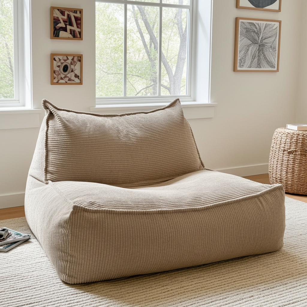 Wagrex - Beanbag chair corduroy