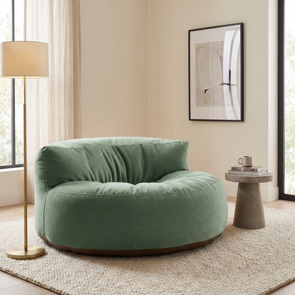 Beanbag Round Thick Velvet