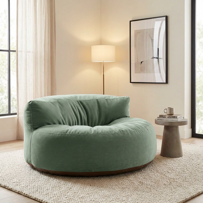 Beanbag Round Thick Velvet