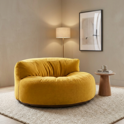 Beanbag Round Thick Velvet