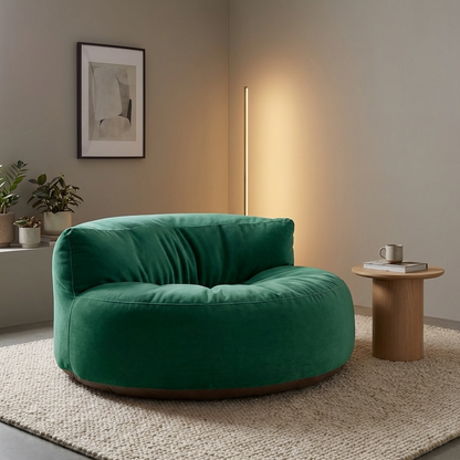Beanbag Round Thick Velvet