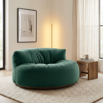 Beanbag Round Thick Velvet