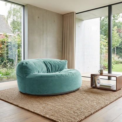 Beanbag Round Thick Velvet