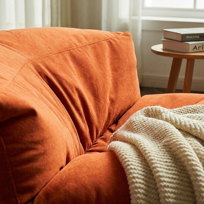 Beanbag Round Thick Velvet