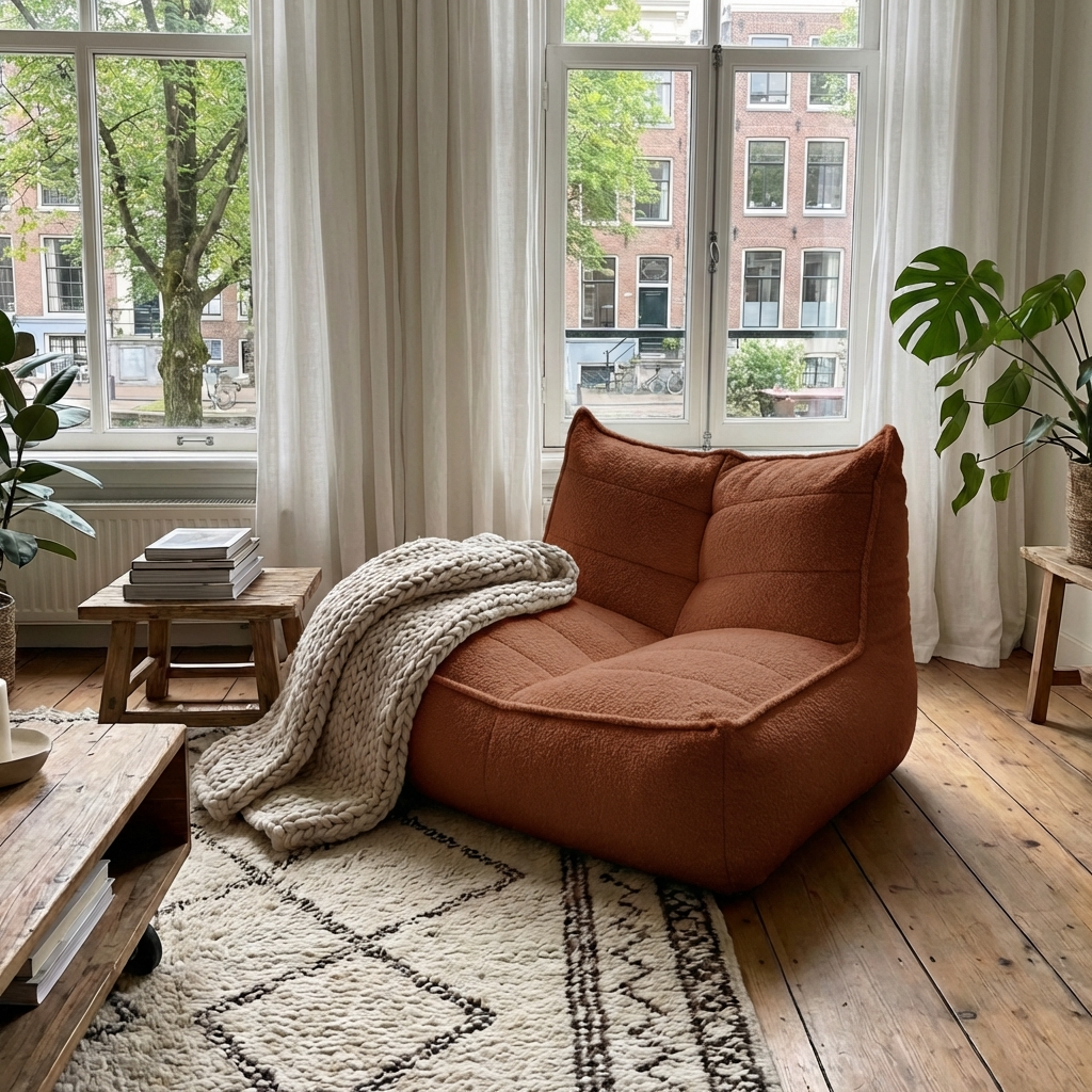 Wagrex  - Fauteuil Beanbag Modern Fabric