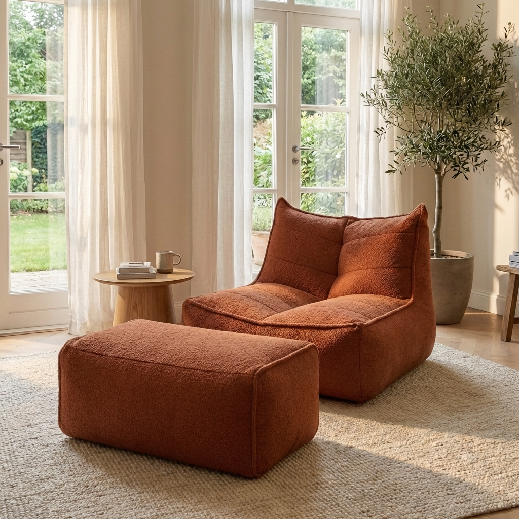 Wagrex  - Fauteuil Beanbag Modern Fabric