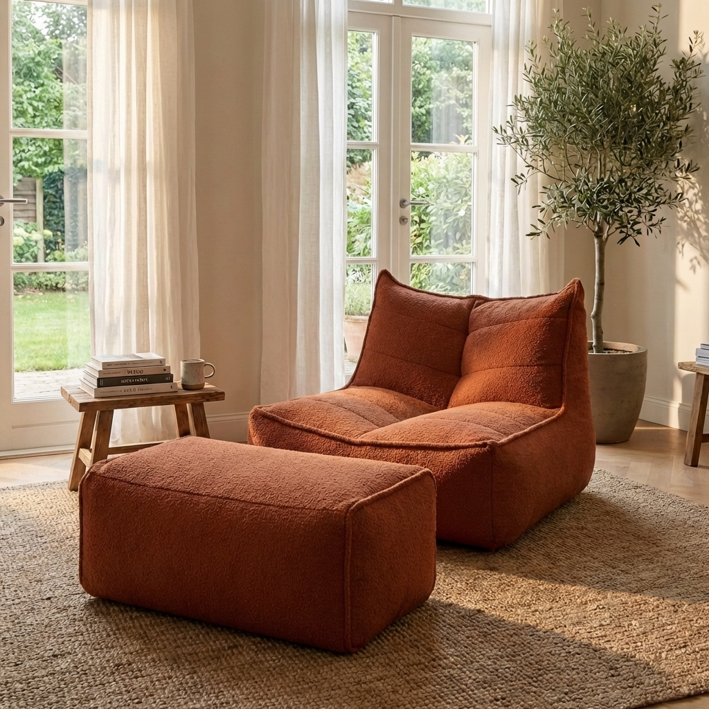 Wagrex  - Fauteuil Beanbag Modern Fabric