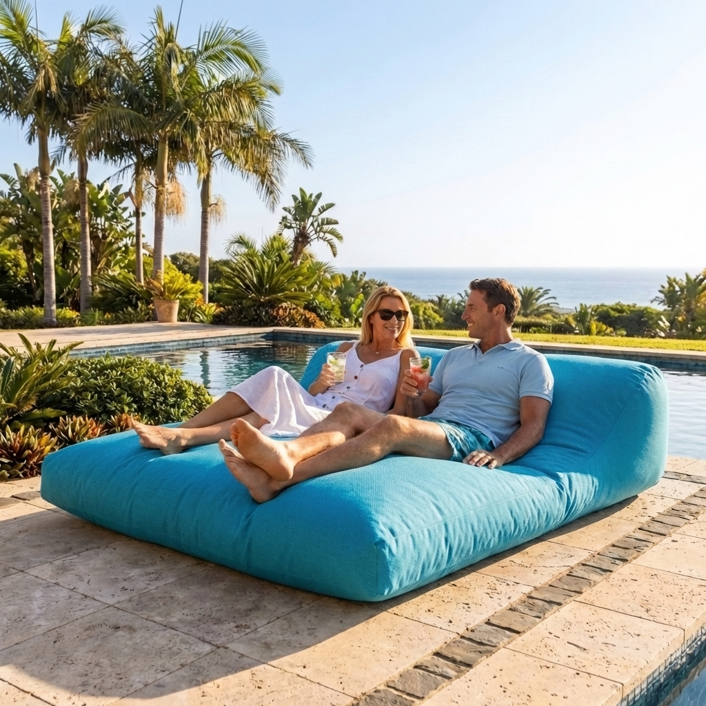 Wagrex - Outside Beanbag Waterproof Chaise Longue