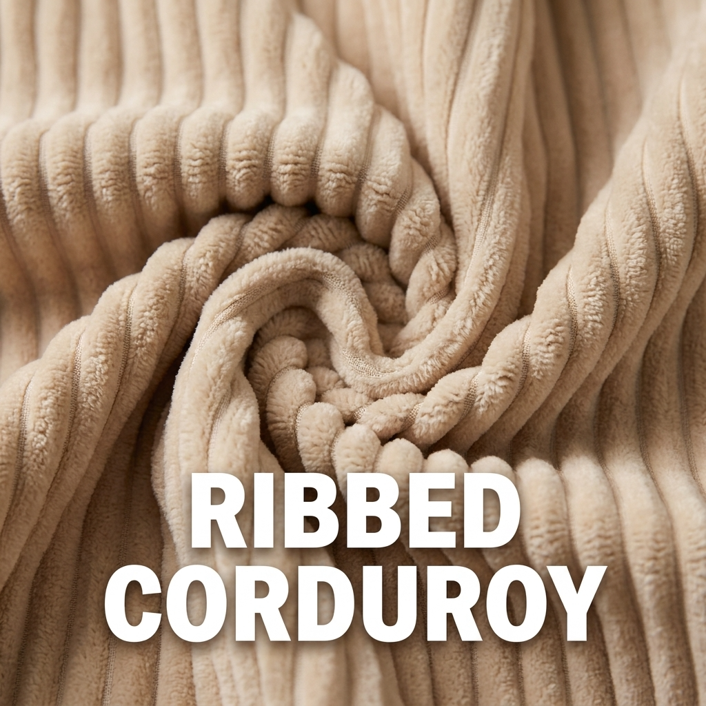 Big XXL BeanBag – Ribbed Corduroy Fabric Grijs