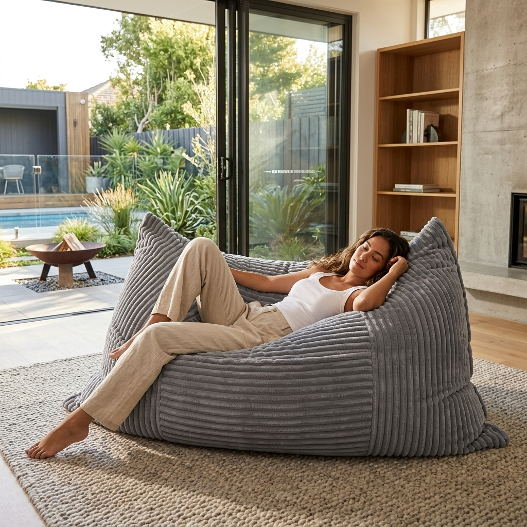 WAGREX Beanbag – Thick Soft Faux Fur