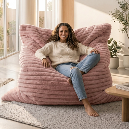 WAGREX Beanbag – Thick Soft Faux Fur