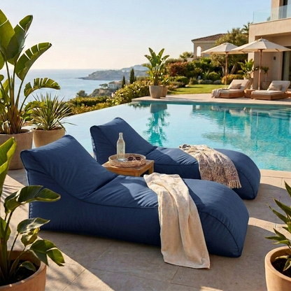 Wagrex Long – Garden Lounger Beanbag | Outdoor Sunlounger