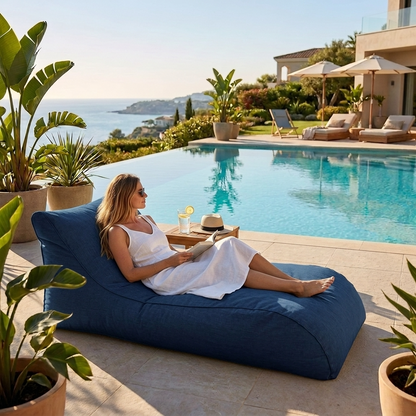 Wagrex Long – Garden Lounger Beanbag | Outdoor Sunlounger
