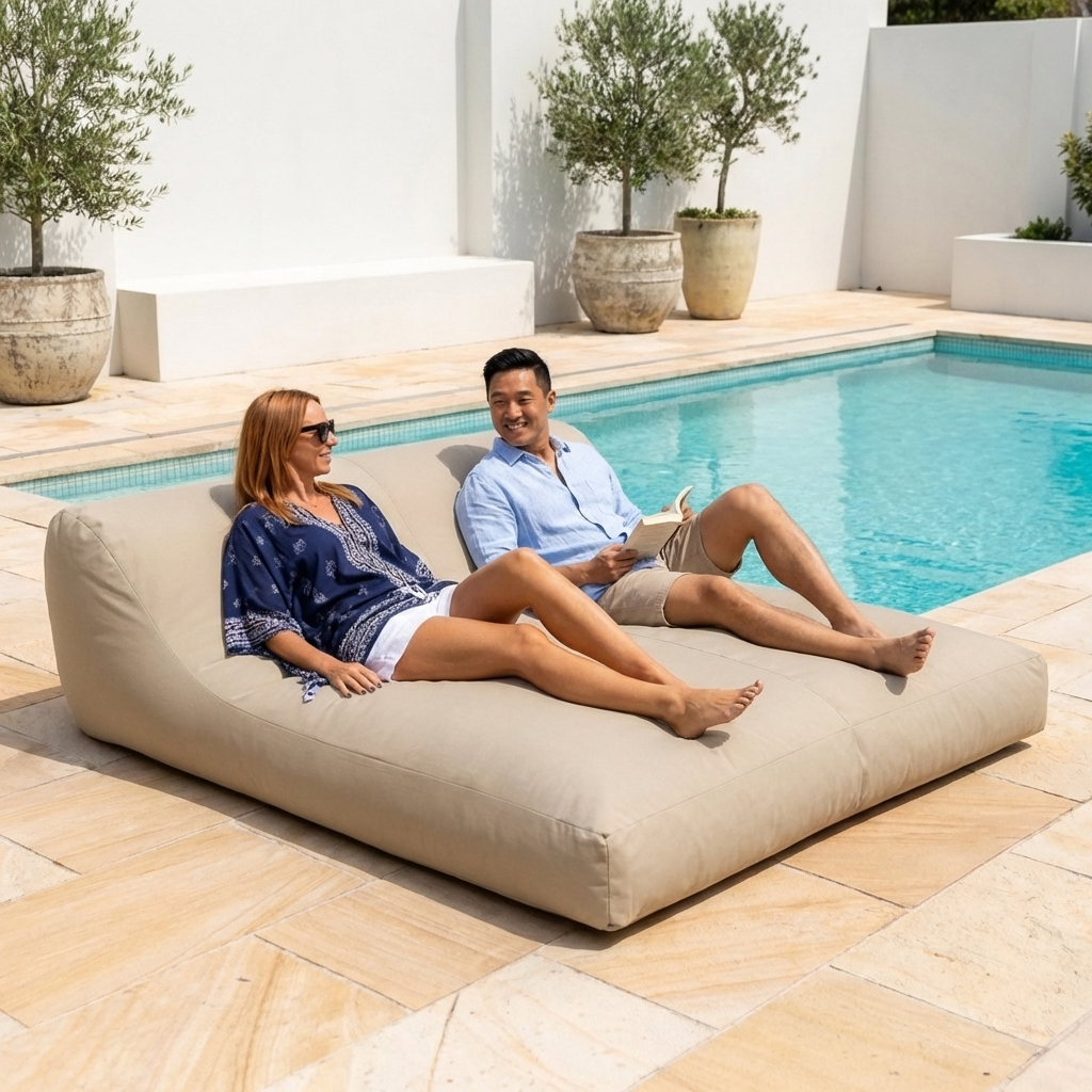 Wagrex - Outside Beanbag Waterproof Chaise Longue