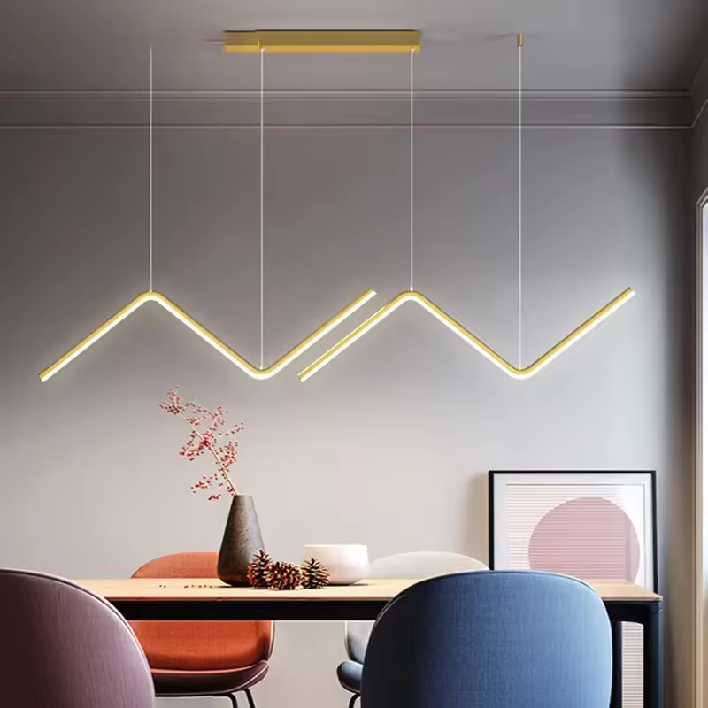 Modern LED Pendant Light | 90cm Dual Arm Design