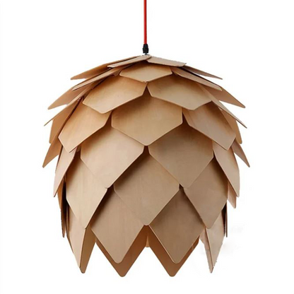 Houten Hanglamp Dennenappel Design