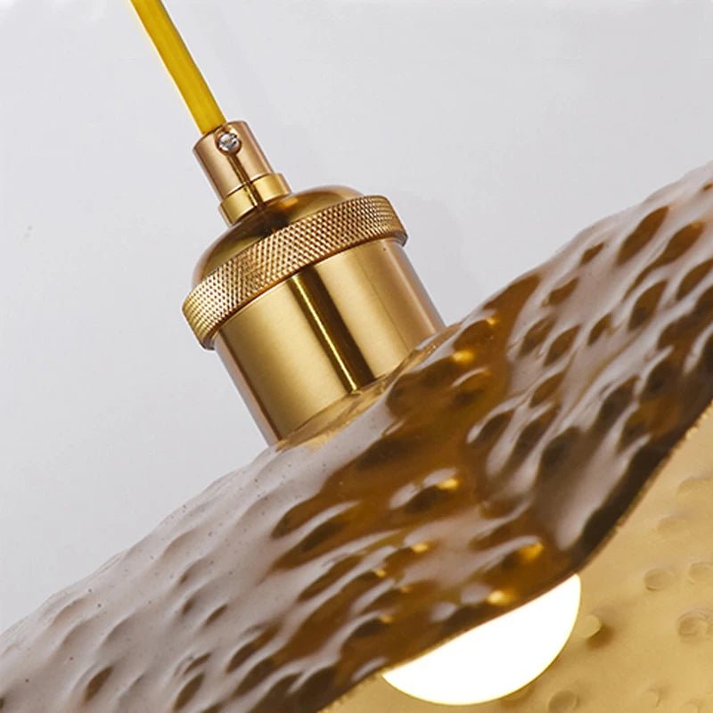 Gouden Lotusblad Hanglamp van Messing - Act Design Shop