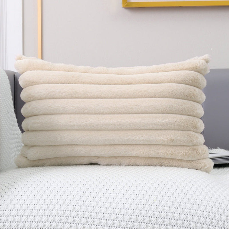 Headrest Easing Pillow Cushions Soft Rib Beige